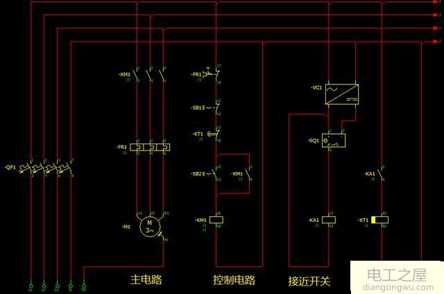 如何用光電開(kāi)關(guān)控制380V370W電機(jī)延時(shí)斷開(kāi)