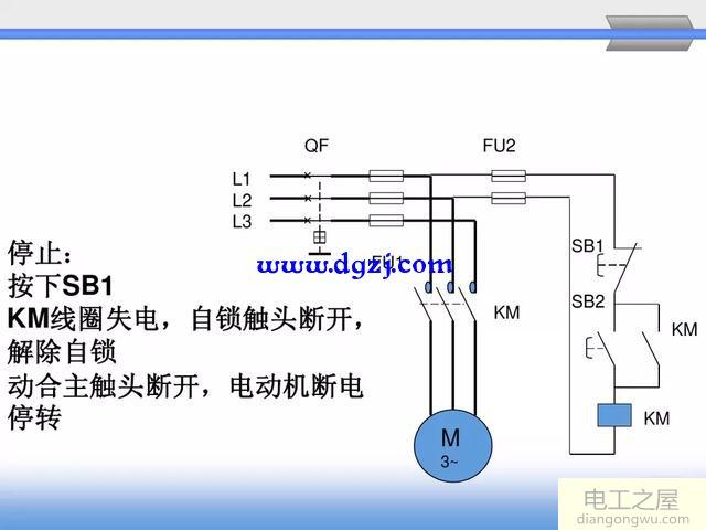 舉例分析電動機自鎖(連續正轉)控制電路原理