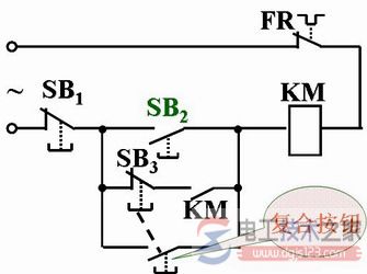 既能長(zhǎng)期工作又能點(diǎn)動(dòng)的控制電路